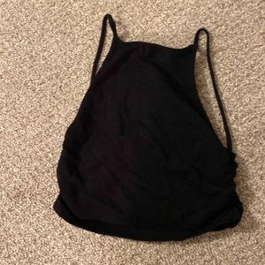 Urban Outfitters Black spaghetti strap crop top bralette